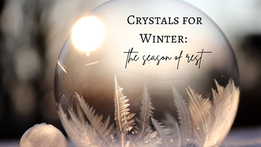 The season of rest - deep sleep with winter crystals